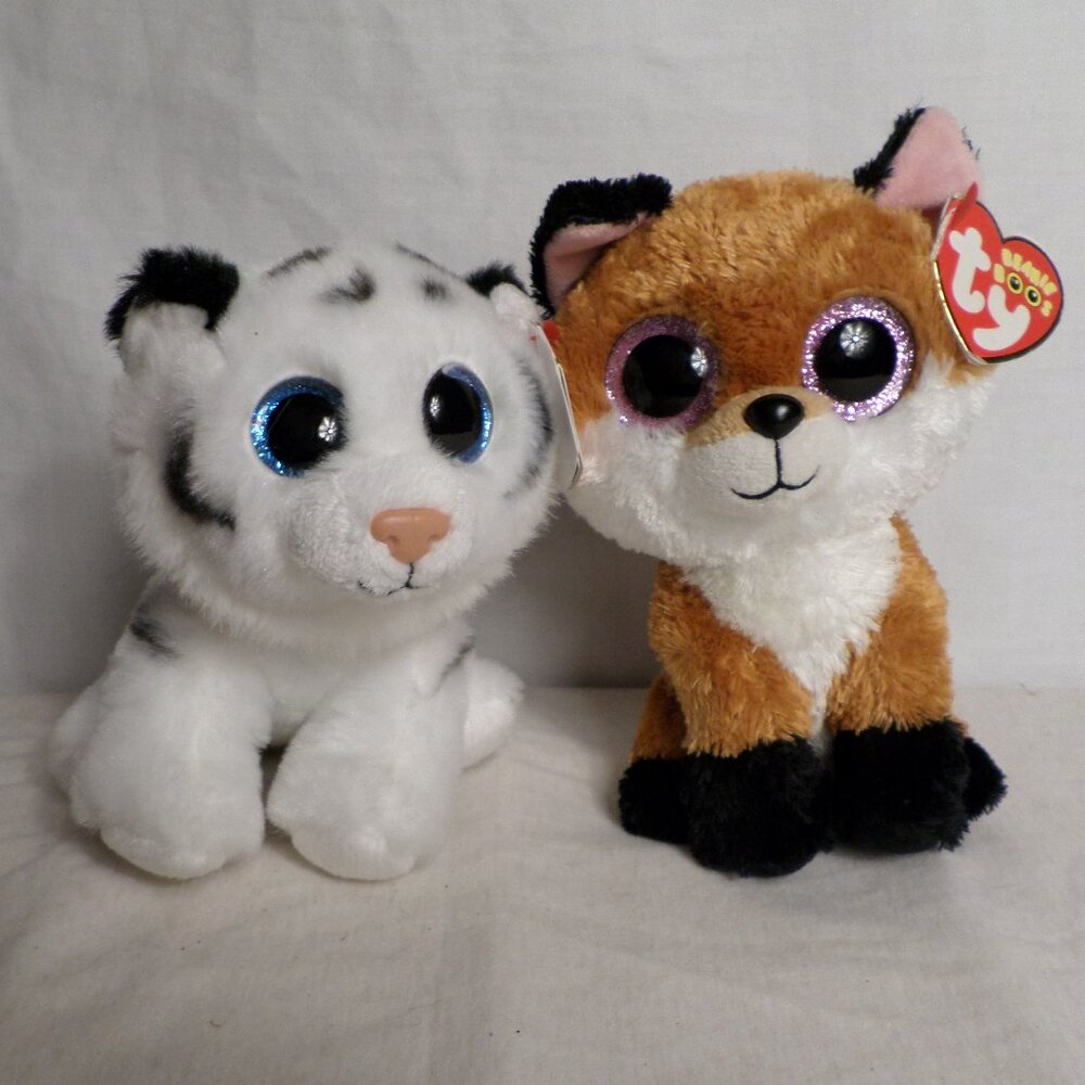Beanie Boos TY Slick Fox NWT & Beanies TY Original Tundra